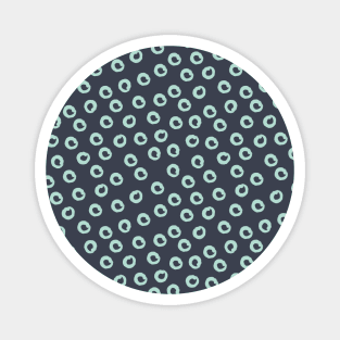 Pattern with random circle spots Magnet